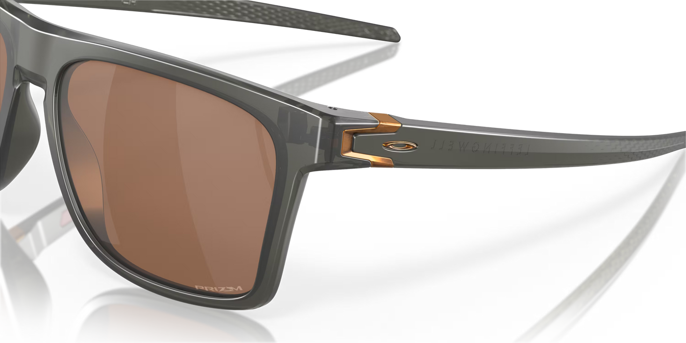 Oakley Leffingwell Matt Grey Smoke Prism Tungsten lenses