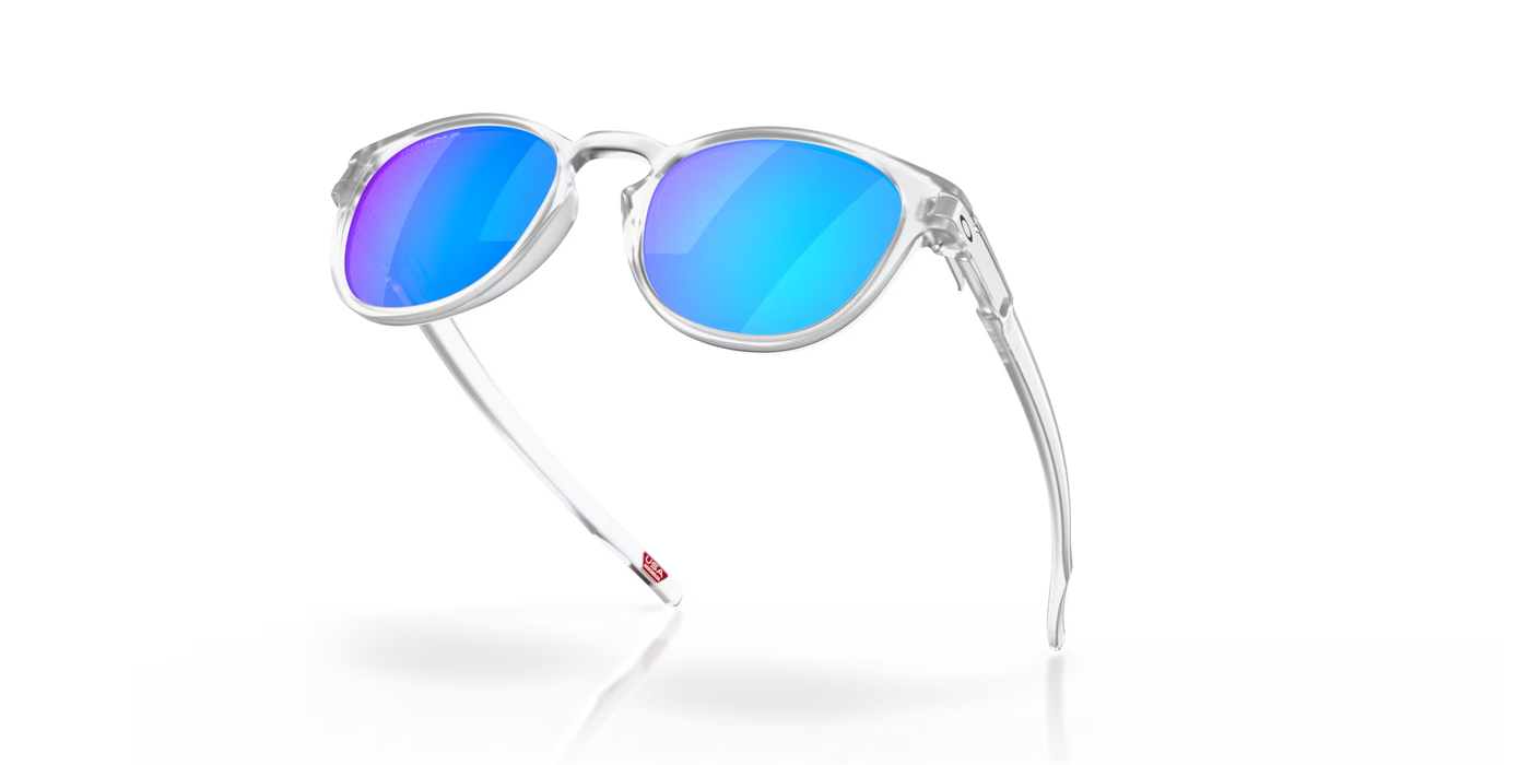 Oakley Latch Matte Clear Prizm Sapphire Polarized lenses
