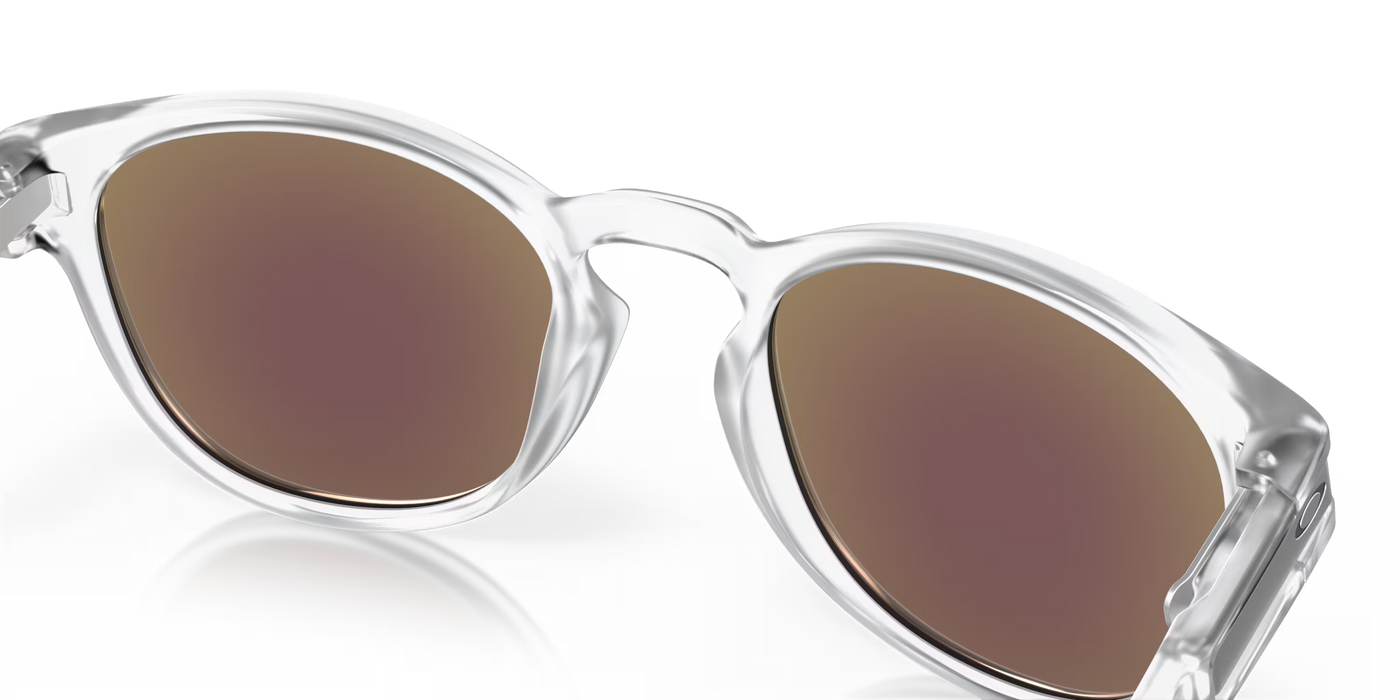 Oakley Latch Matte Clear Prizm Sapphire Polarized lenses