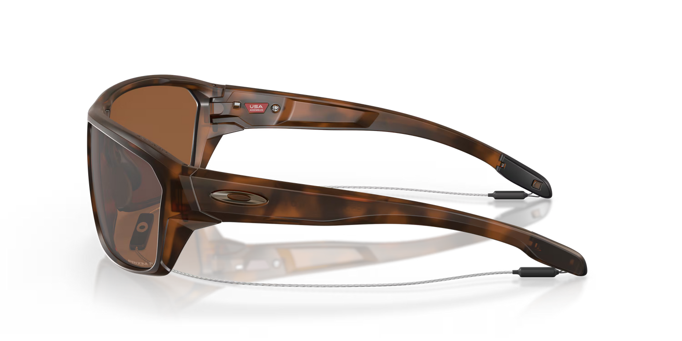 Oakley Split Shot Prizm Matte Tortoise with Tungsten Polarized lenses