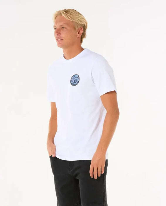 Rip Curl Wettie Passage Icon Tee White