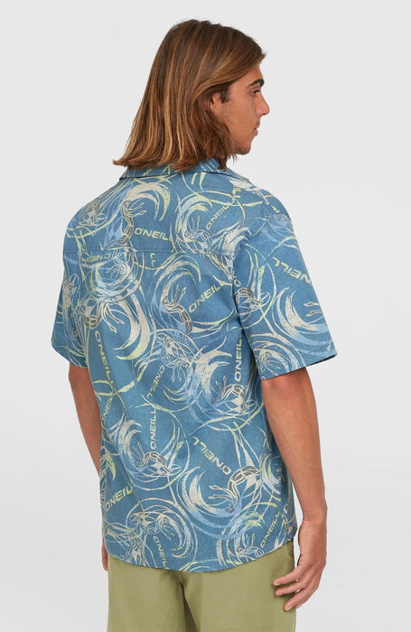 O'Neill O'Riginals UPF 50+ Short Sleeve Shirt Blue
