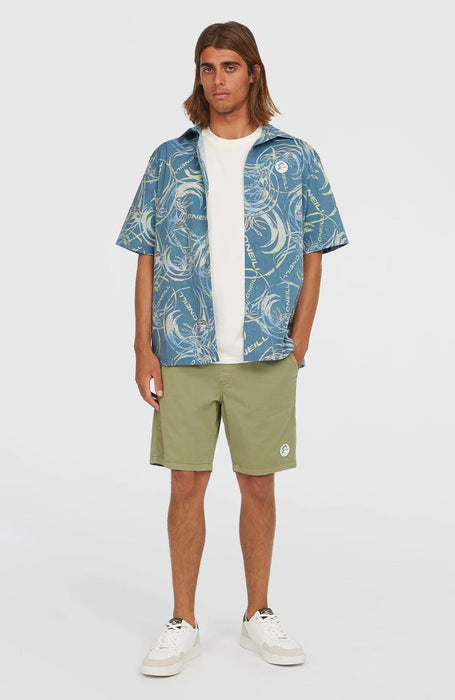 O'Neill O'Riginals UPF 50+ Short Sleeve Shirt Blue