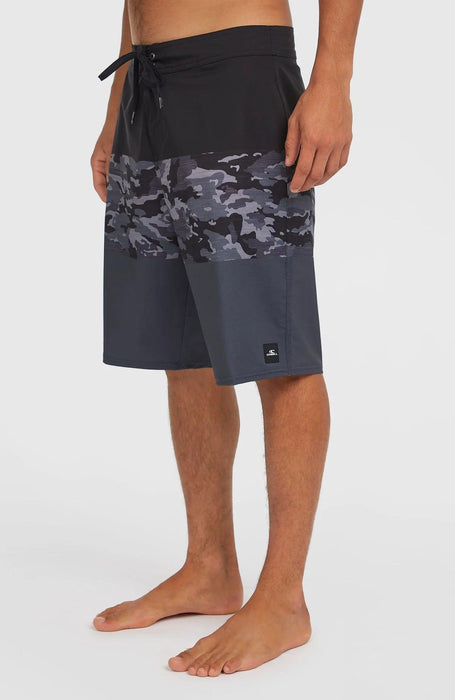 O'Neill Hyperfreak Heat Black Camo 21" Boardshorts