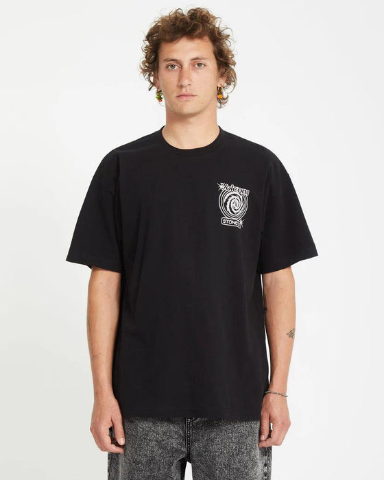 Volcom Deep Trance Lse Tee Black