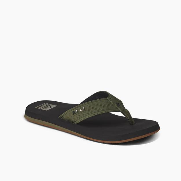 Reef The Layback Flip Flops Black Olive