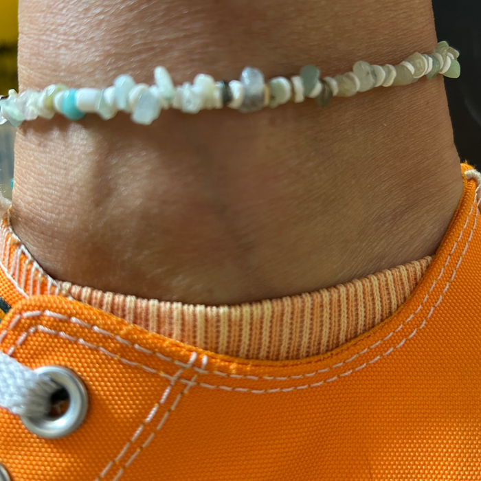 Pineapple Island Ka'ala Beaded Stone Surfer Anklet