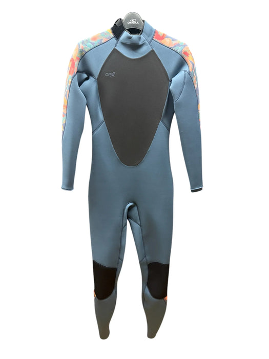 O'Neill Epic Womens Wetsuit 3/2 Back Zip Copen Blue/Painted Tropics