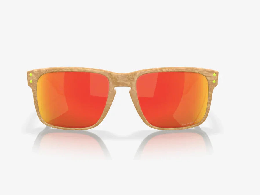 Oakley Holbrook™ Coalesce Collection Matte Stone Desert Tan with Prizm Ruby Polarized lenses