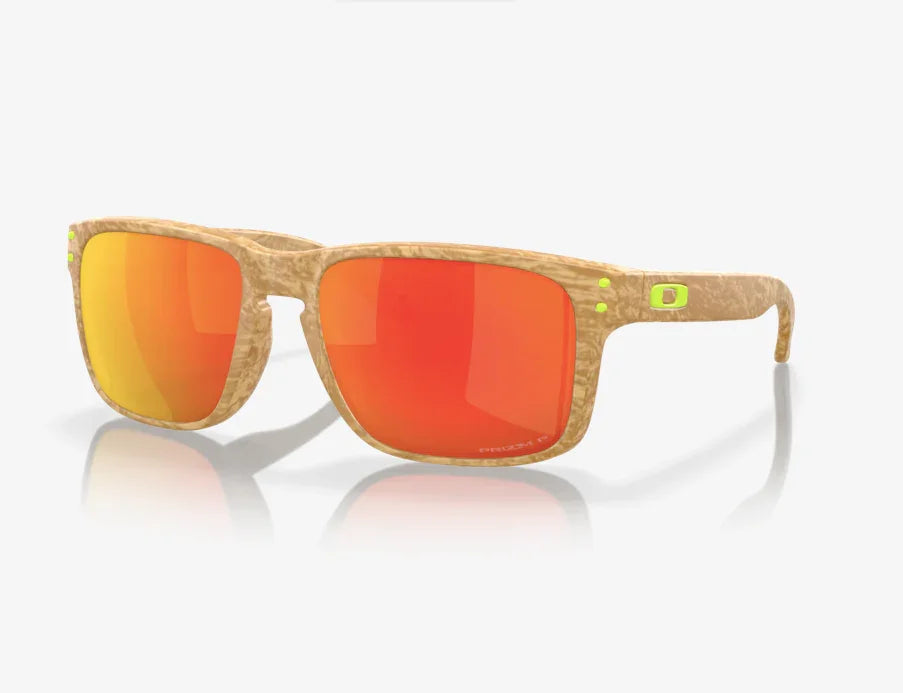 Oakley Holbrook™ Coalesce Collection Matte Stone Desert Tan with Prizm Ruby Polarized lenses