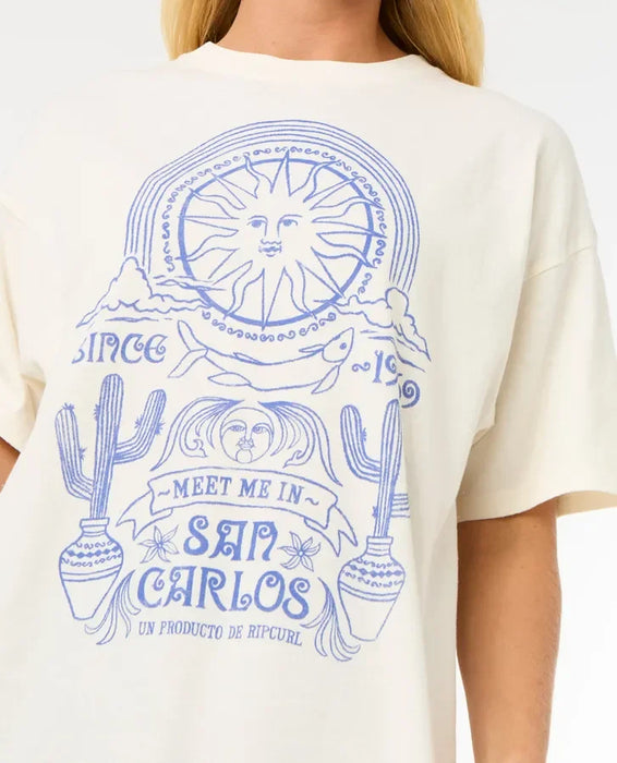 Rip Curl San Carlos Heritage Tee Bone
