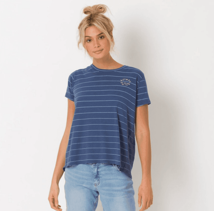 Animal Tracker Tee Vintage Indigo Blue - Boardworx
