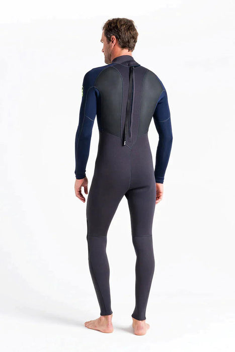 C-Skins Element 3/2mm Back Zip Summer Wetsuit Slate Lime - Boardworx