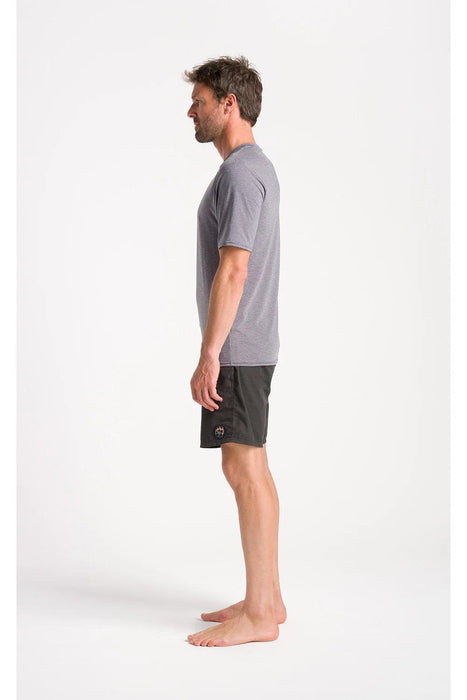 C-Skins Nuwave UV Mens SS Surf Rash Tee Deep Grey - Boardworx