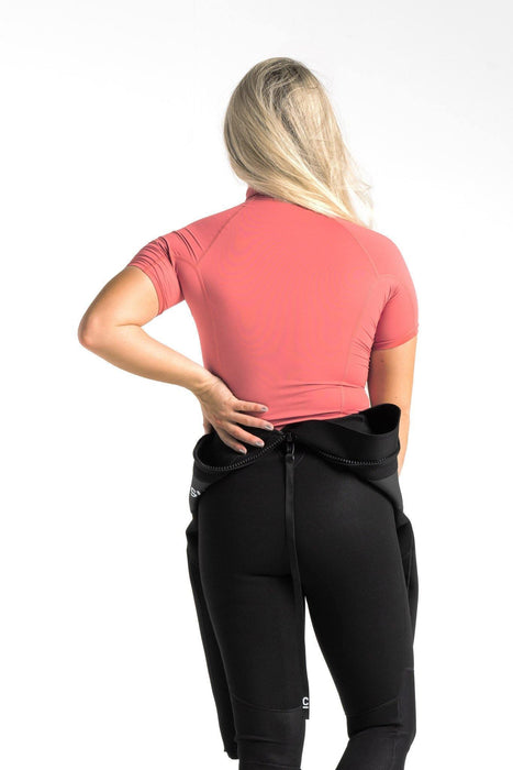 C-Skins Rash X Womens SS Vest Bright Rose Slate - Boardworx