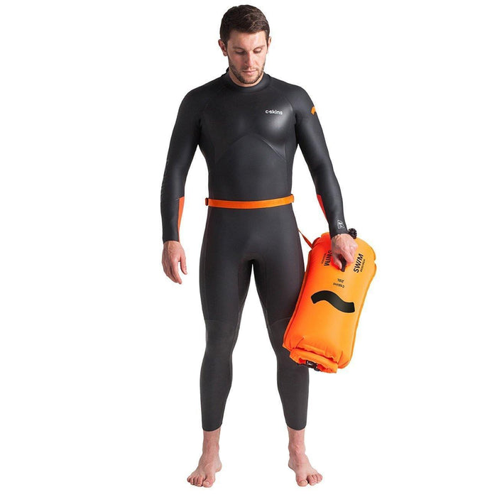C-Skins Swim Buoy 28L Dry Bag Safety Orange - Boardworx