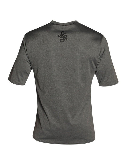 C-Skins UV Surf Tee Deep Grey Heather/Black Heather U.P.F 50+ - Boardworx