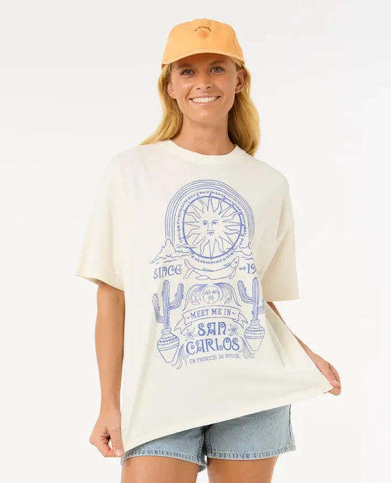Rip Curl San Carlos Heritage Tee Bone