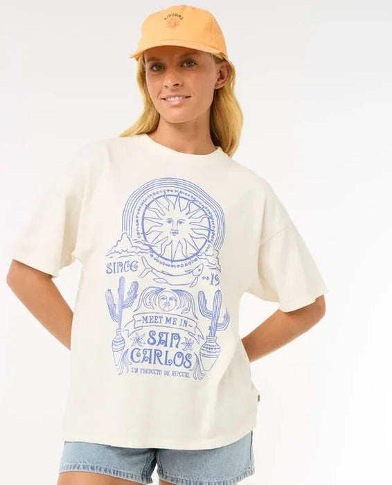 Rip Curl San Carlos Heritage Tee Bone