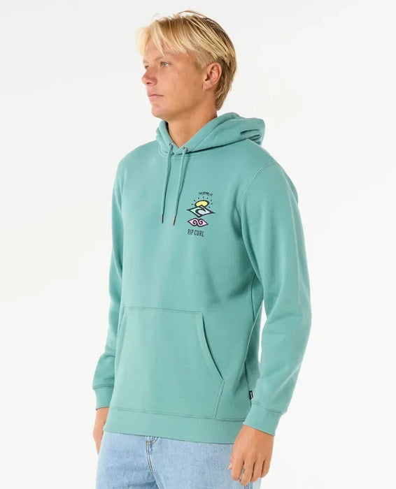 Rip Curl Search Icon Hoody Blue Lagoon