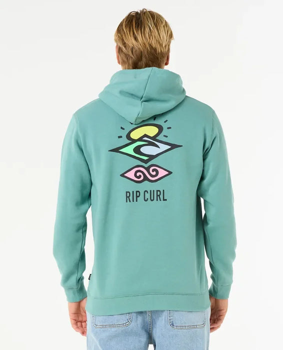 Rip Curl Search Icon Hoody Blue Lagoon
