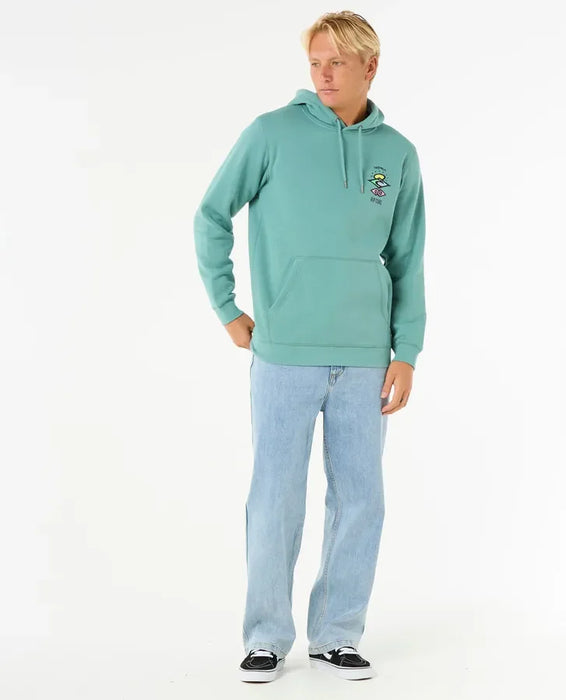 Rip Curl Search Icon Hoody Blue Lagoon