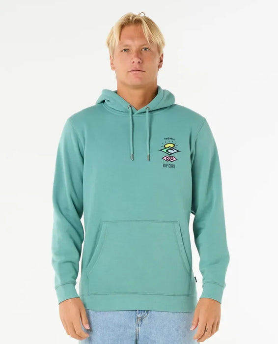 Rip Curl Search Icon Hoody Blue Lagoon