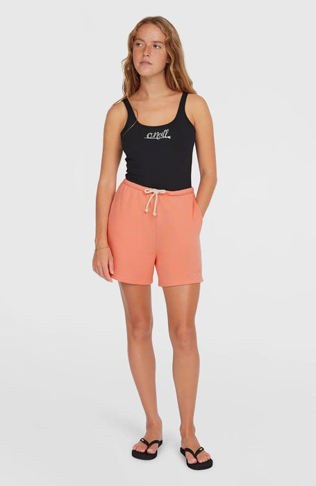 O'Neill Essentials Script Sweatshorts Coral Pink