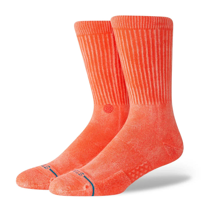 Stance Socks Icon Dyed Crew Coral