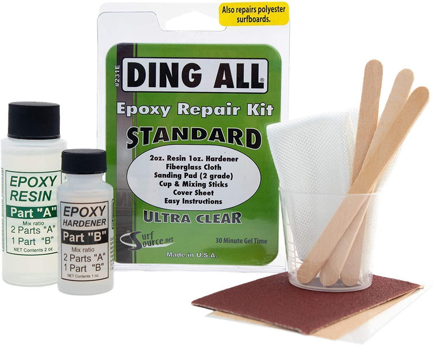 Ding All Standard 3oz Epoxy Kit for Surfboard Repair - Boardworx