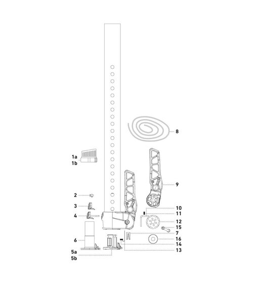 Duotone Ratchet Lever f. Power.XT 2.0 for xt extension - Boardworx