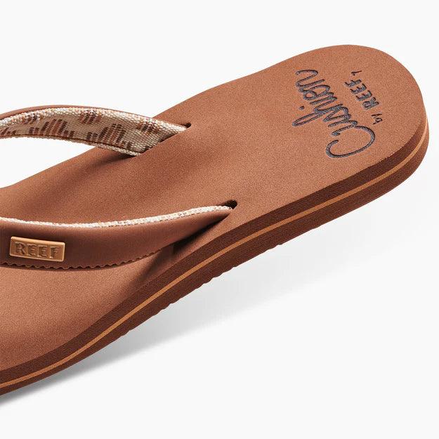 Reef Cushion Sands Flip Flops - Espresso