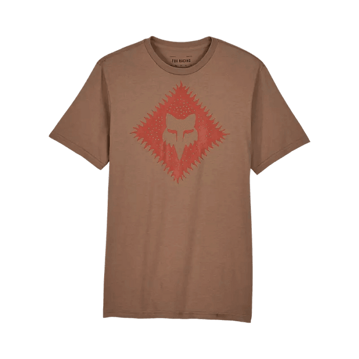 Fox Leo Premium Mens Tee Chai Brown - Boardworx