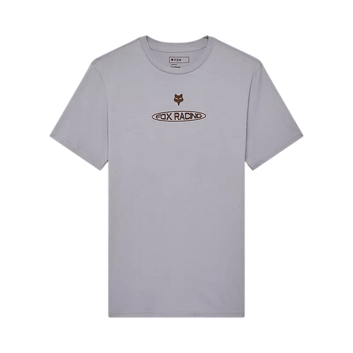 Fox Planet Moto Tee Steel Grey - Boardworx