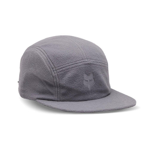 Fox Polar Fleece 5 Panel Hat Pewter - Boardworx