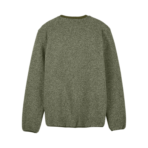Fox Survivalist Sherpa Crew Sweatshirt Olive Green - Boardworx