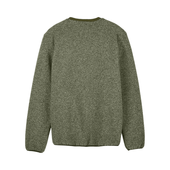 Fox Survivalist Sherpa Crew Sweatshirt Olive Green - Boardworx