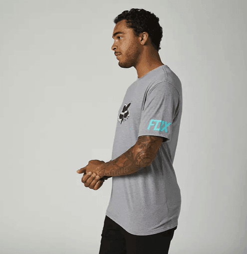 Fox Venz Tech Tee Heather Graphite - Boardworx