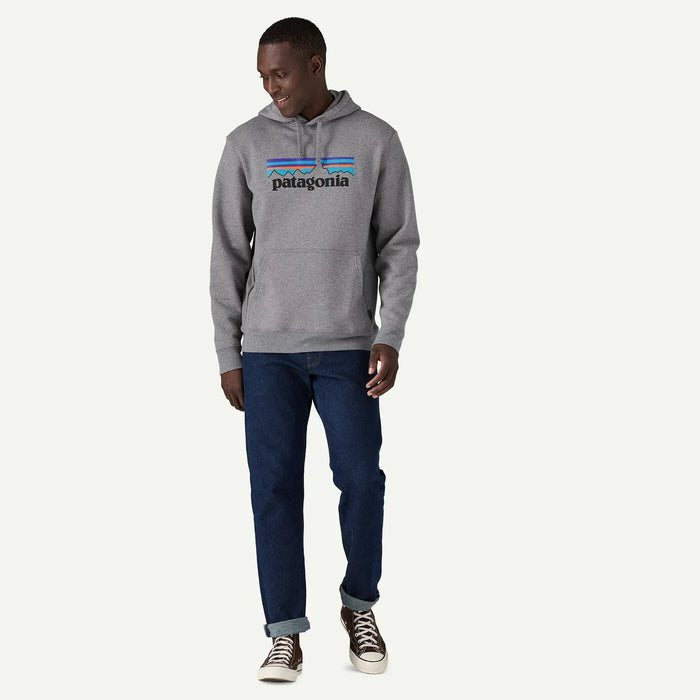 Patagonia P-6 Logo Uprisal Hoody Gravel Heather