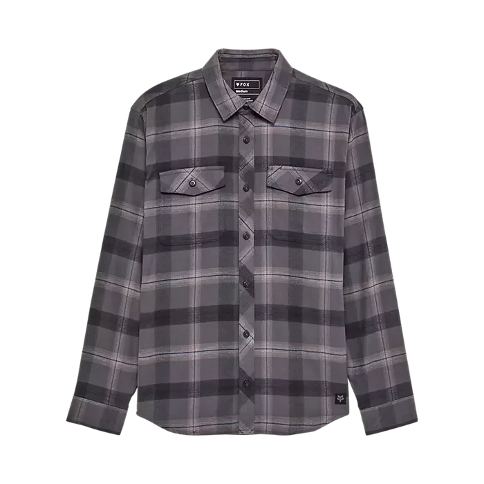 Fox Survivalist Core Flannel Shirt Dark Shadow Grey