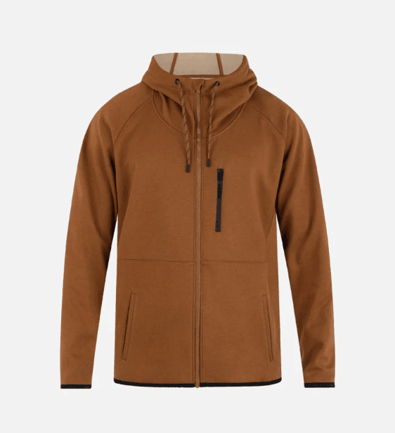Hurley Cabrillo Heat Full Zip Fleece Bronzed - Boardworx