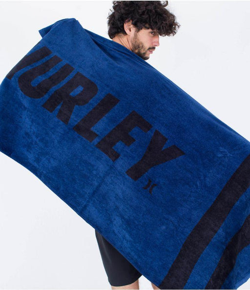 Hurley Fastlane 2 Beach Towel Poseidon Blue - Boardworx
