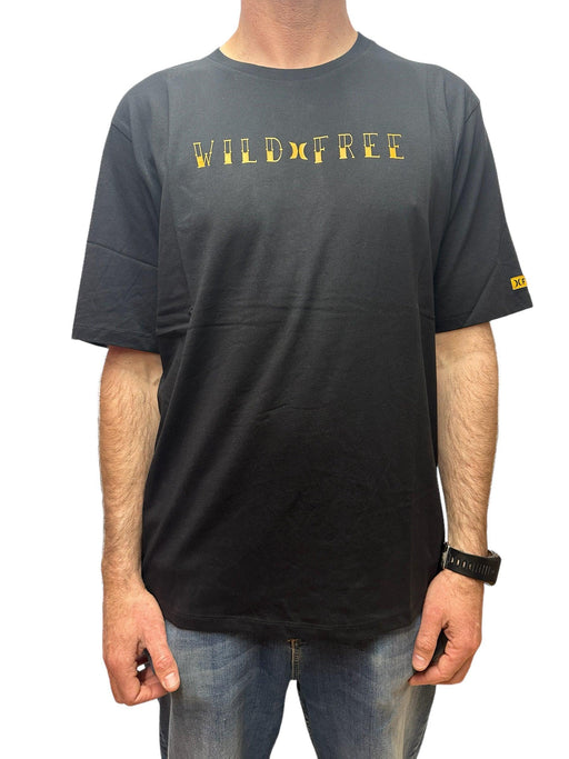 Hurley Toledo Mens Tee Black Wild Free - Boardworx