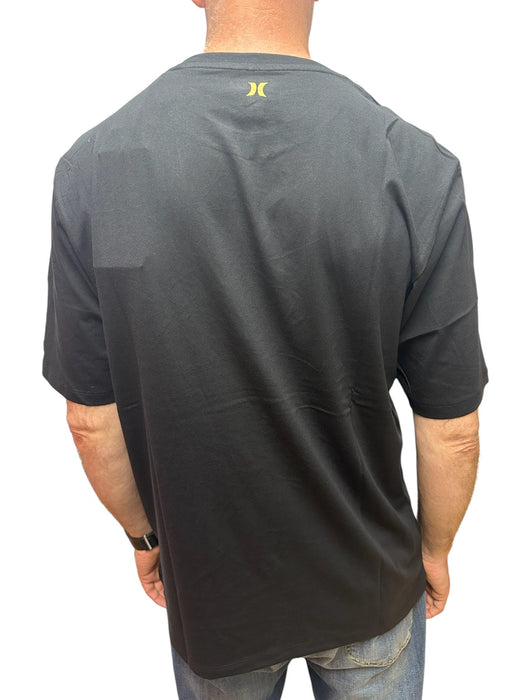 Hurley Toledo Mens Tee Black Wild Free - Boardworx