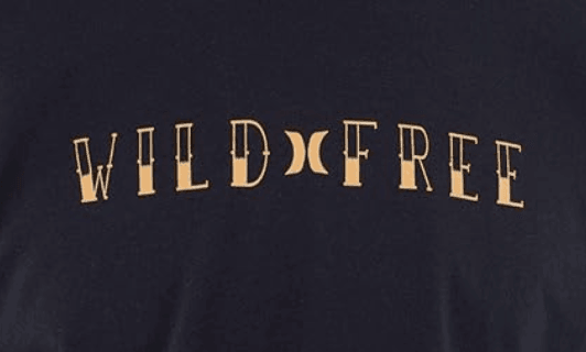 Hurley Toledo Mens Tee Black Wild Free - Boardworx