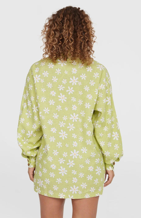 O'Neill Beach Vintage Long Shirt Green Daisyline