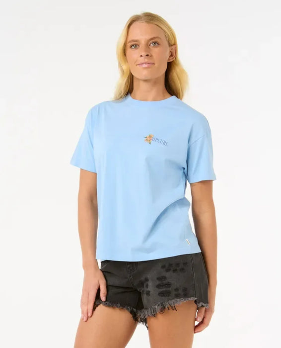 Rip Curl La Joya Relaxed Tee Mid Blue