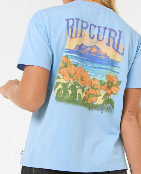 Rip Curl La Joya Relaxed Tee Mid Blue