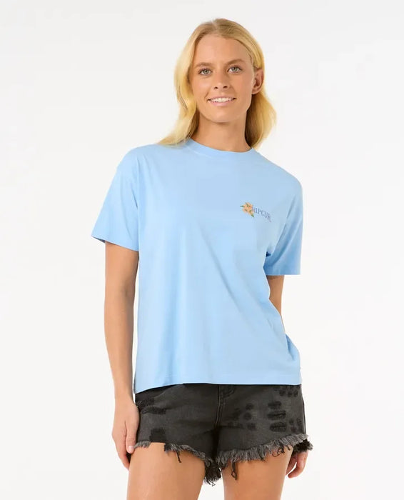 Rip Curl La Joya Relaxed Tee Mid Blue