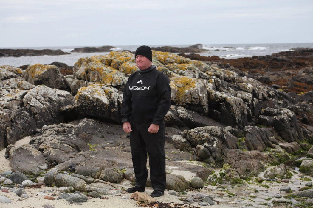 Mission Hybrid Drysuit Black - Boardworx
